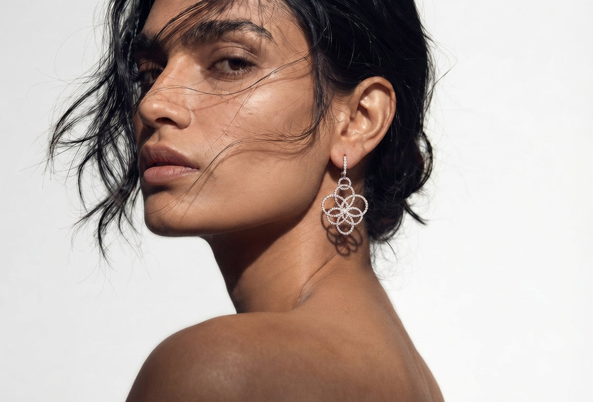 Diamond Arabesque: An Abstract Journey from the Past to the Future