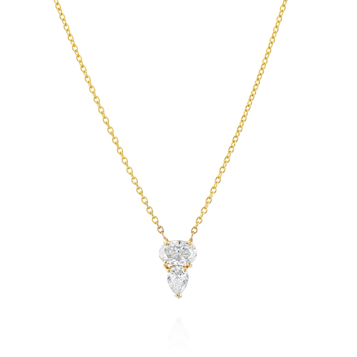 Oval shaped and Pear shaped  Pendant