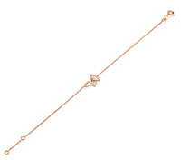 Three Diamonds Leaves Bracelet