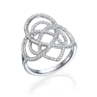 Diamonds Arabesque Statement Ring