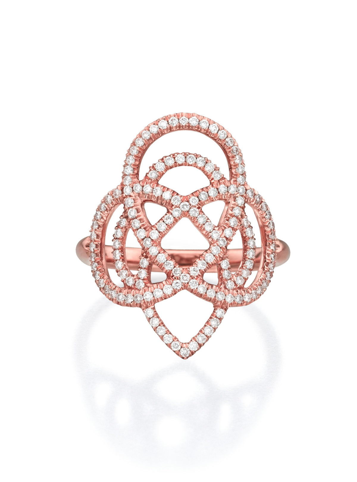 Diamond Arabesque Statement Ring