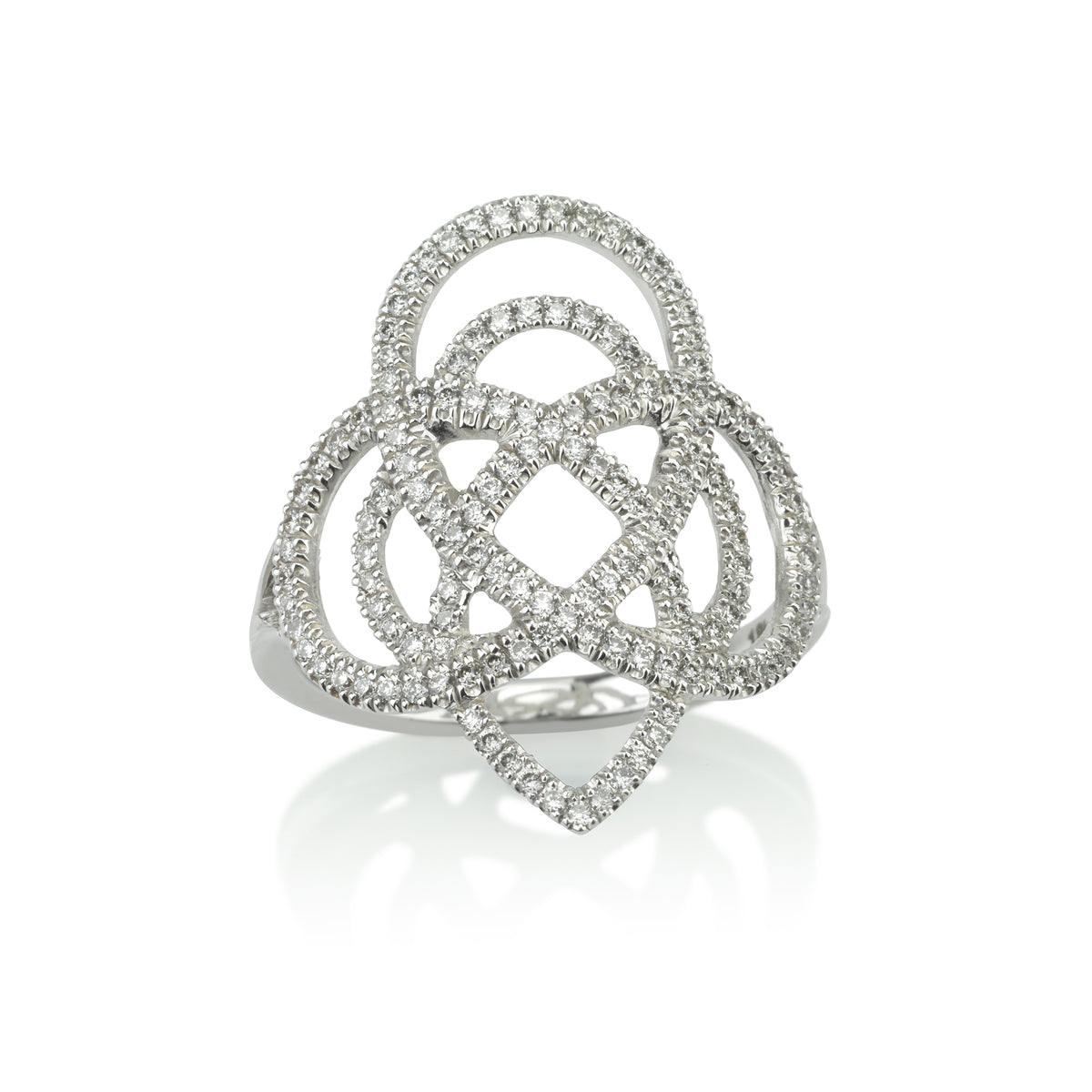 Diamonds Arabesque Statement Ring