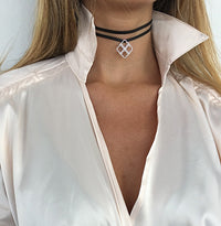 Lace Diamond Choker