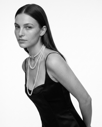 Pearls and Diamonds Lace Necklace