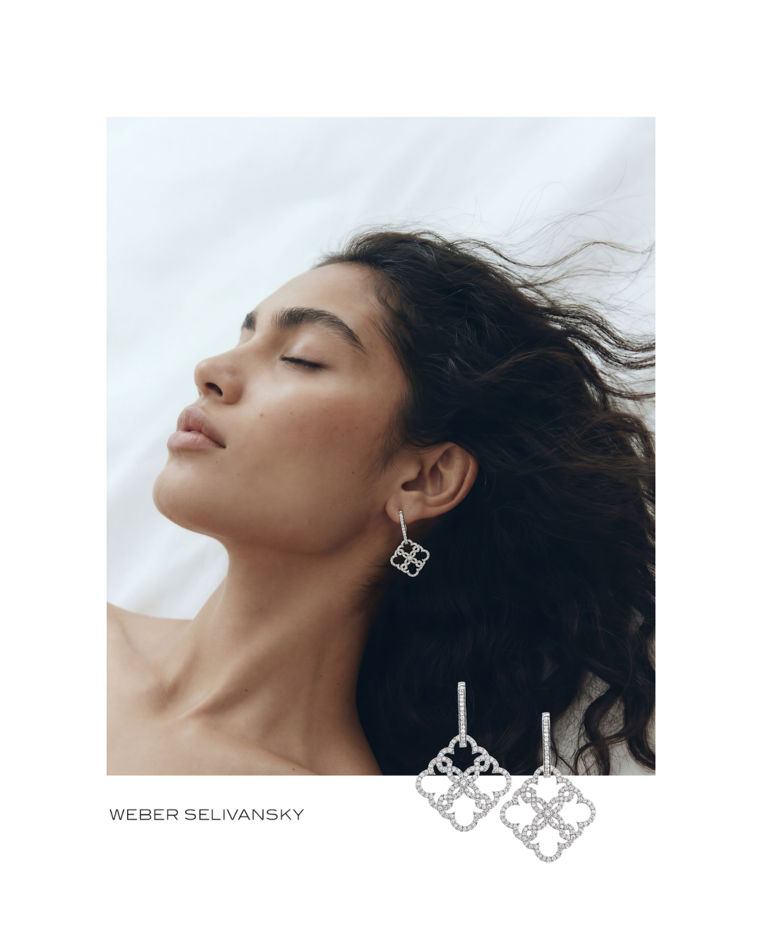 Diamonds Lace Earrings  and  Pendant