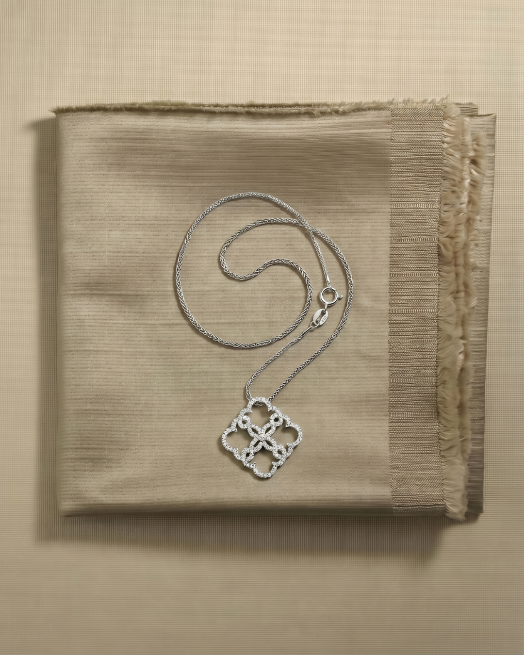 Diamonds Lace Pendant