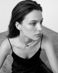 Pearls and Emerald necklace